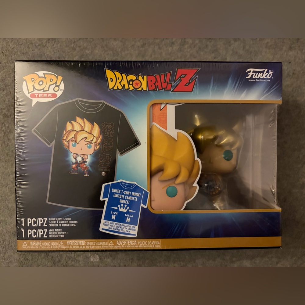 Funko Pop Super Saiyan Goku with T-shirt